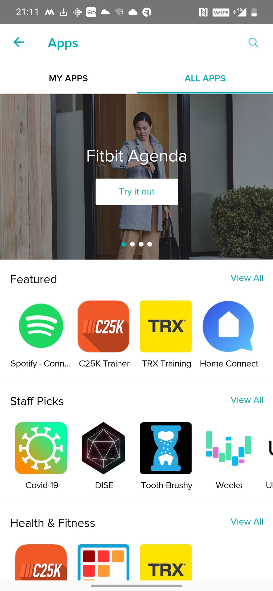 fitbit musik spotify