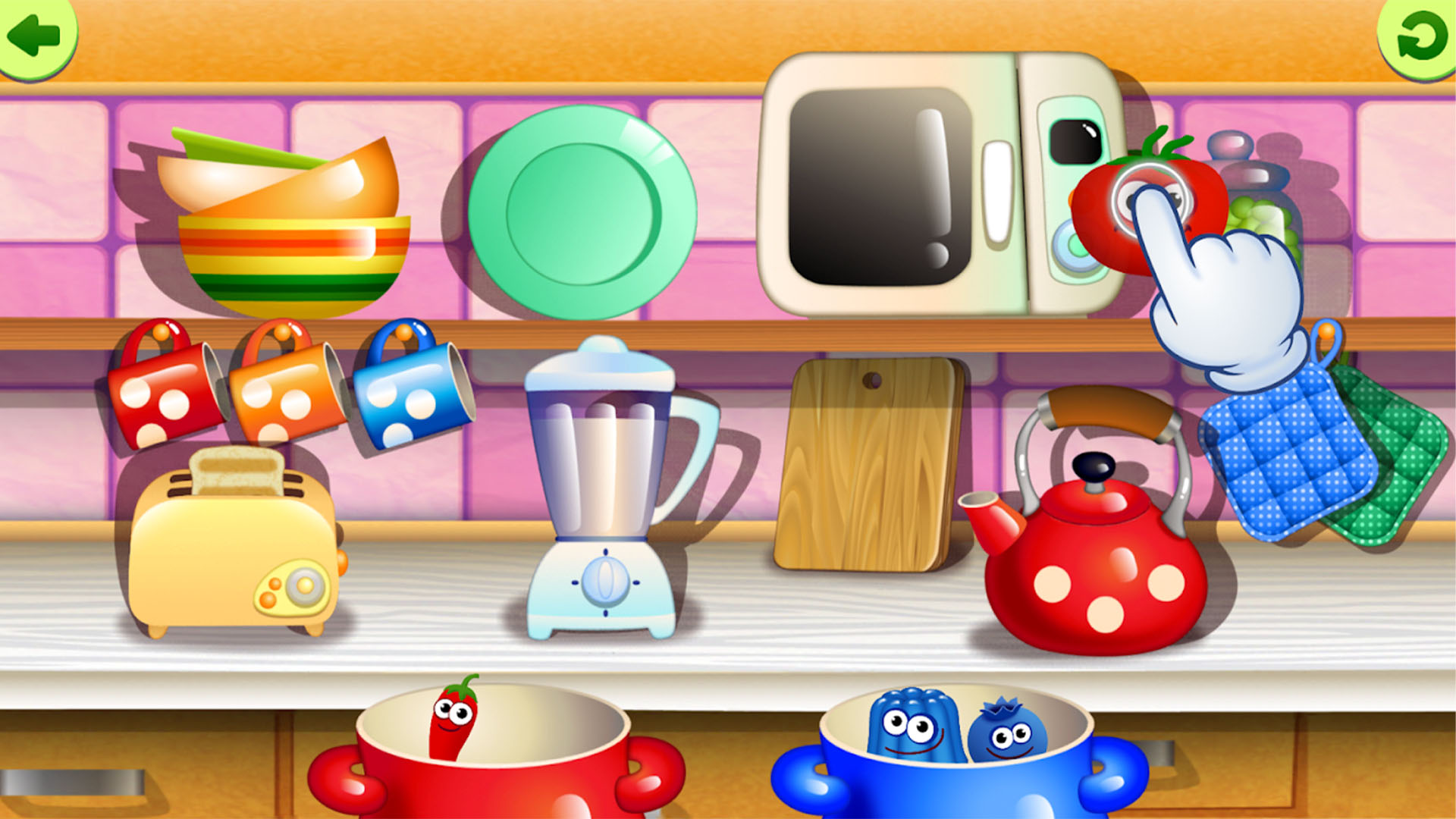 FunnyFood best Android apps for toddlers