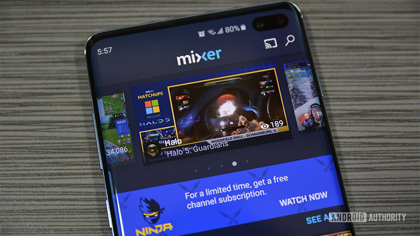 Mixer home page photograph