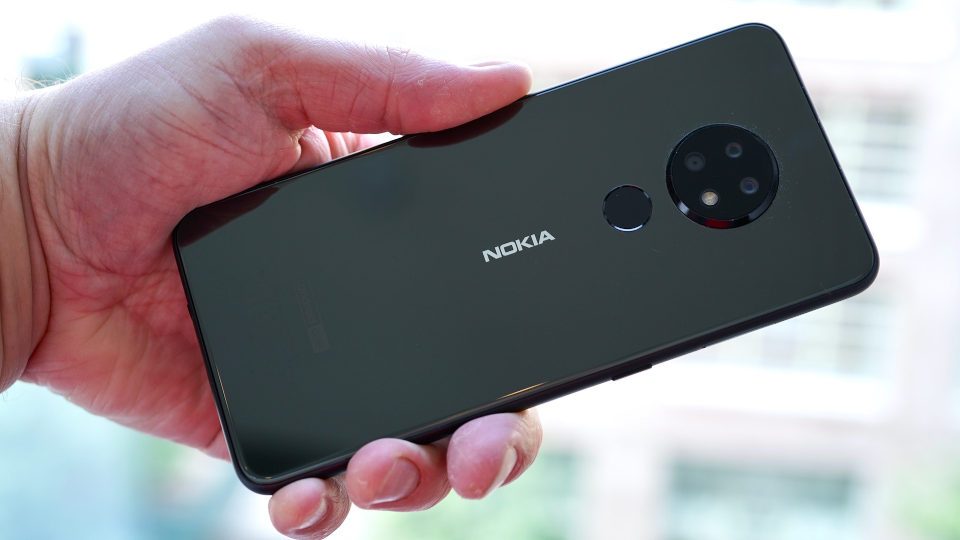 Nokia 6 2 black in hand