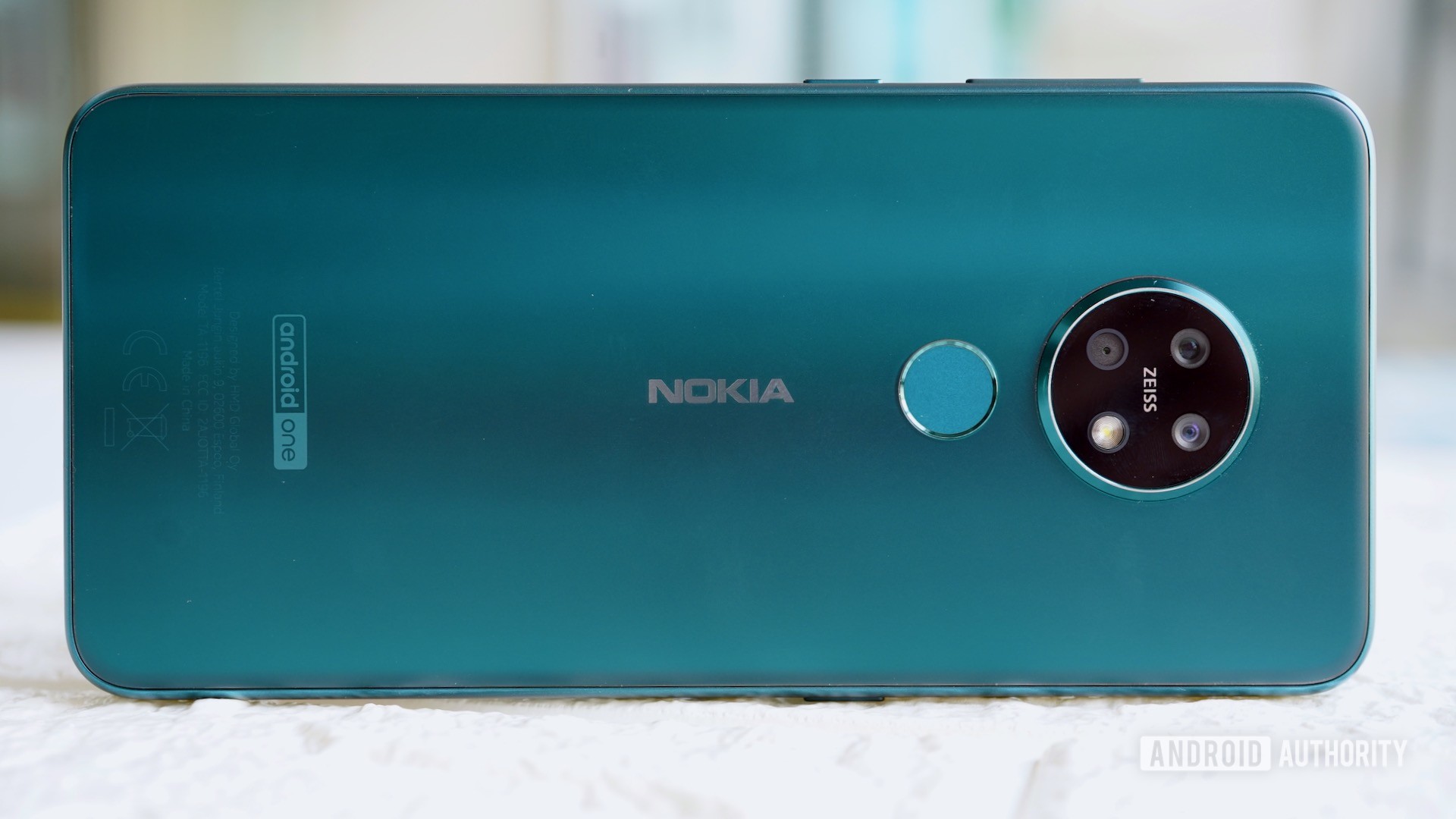 Nokia 7 2 rear panel in aqua
