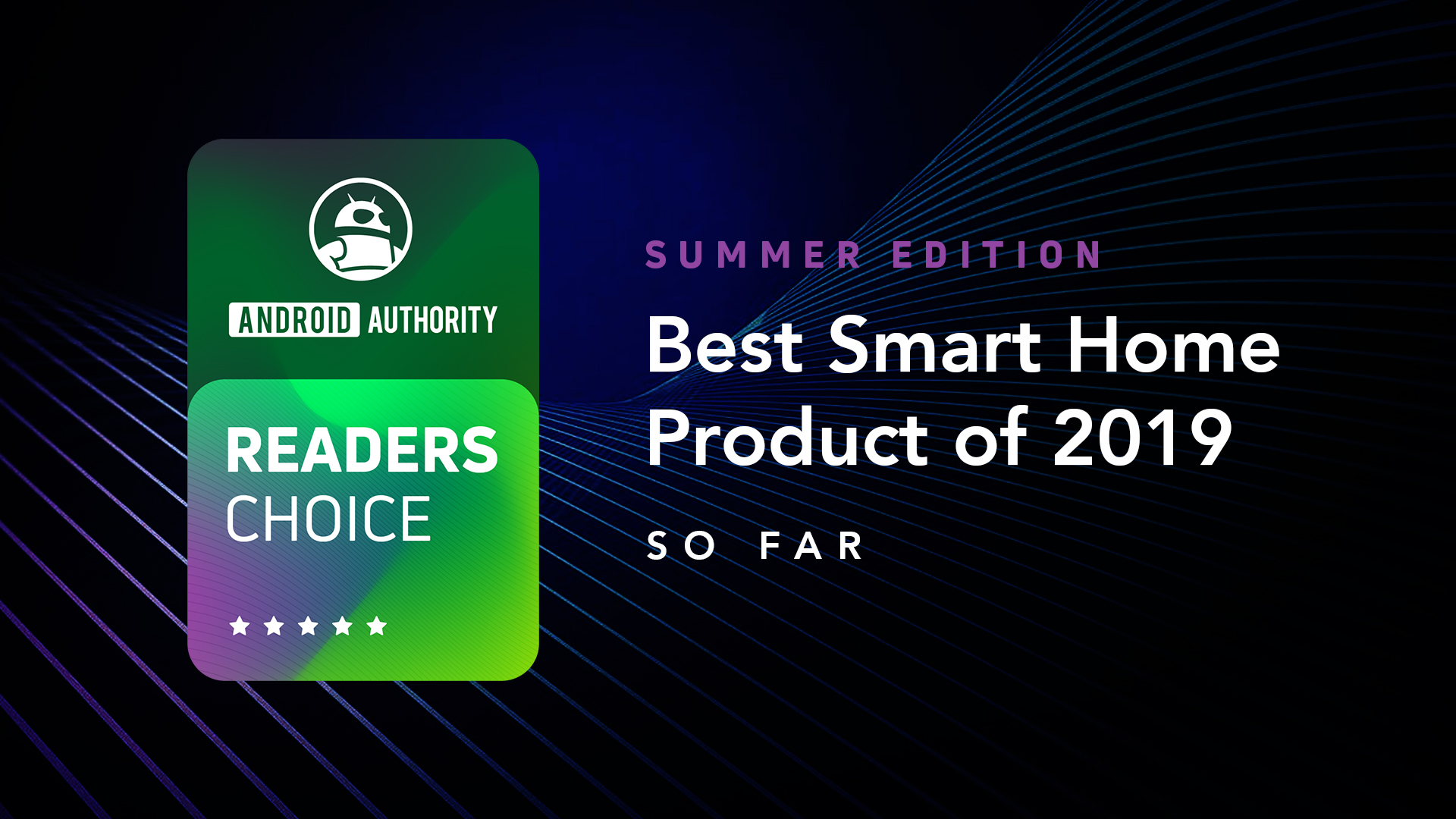 Readers Choice Best Smart Home Product Early 2019