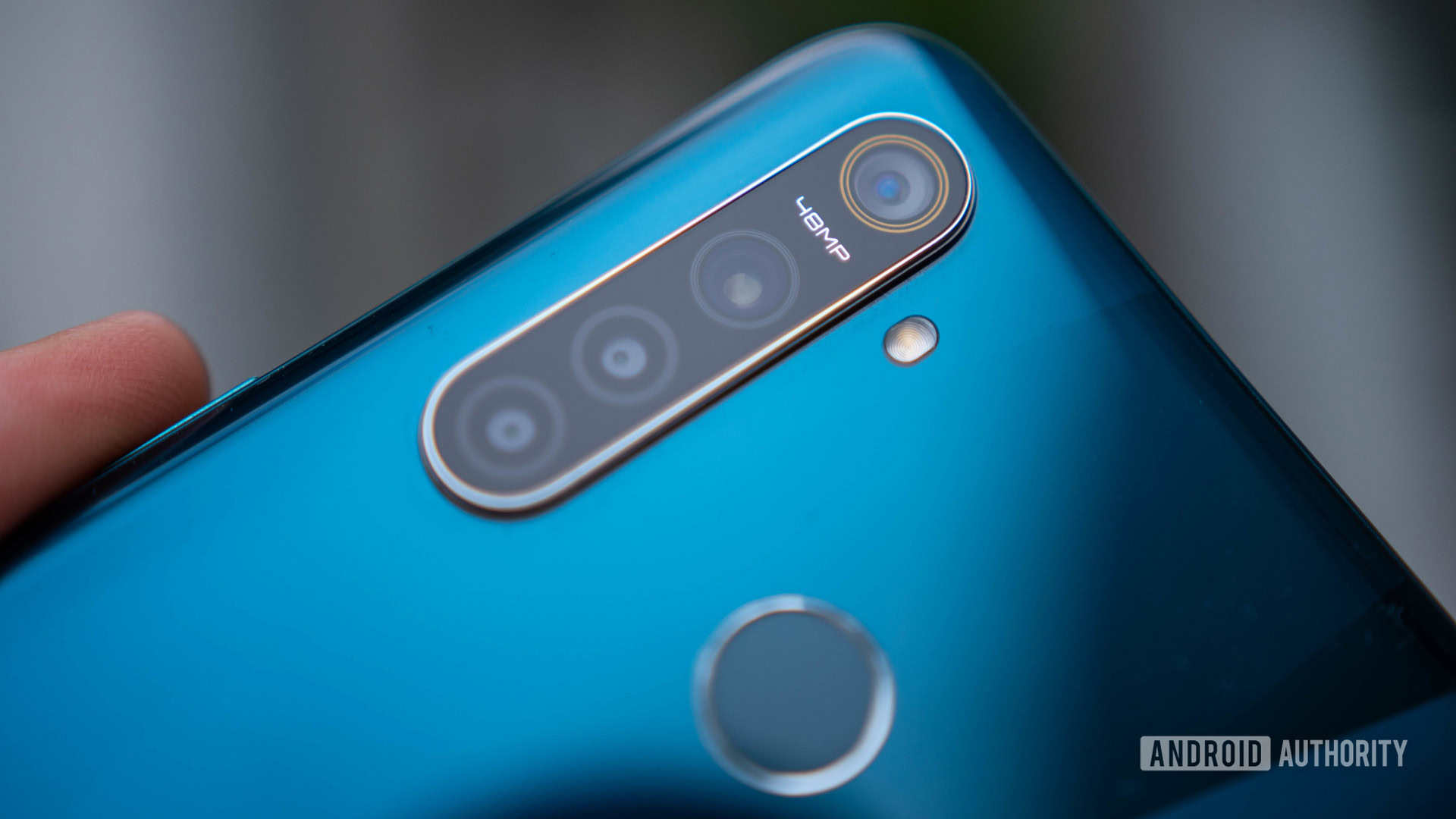 realme 5 Pro camera module on the rear