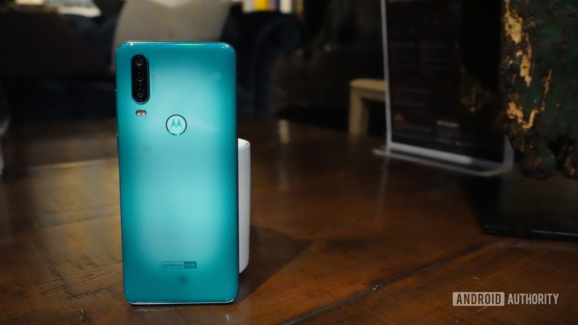 Rear shot of the Motorola One Action 1