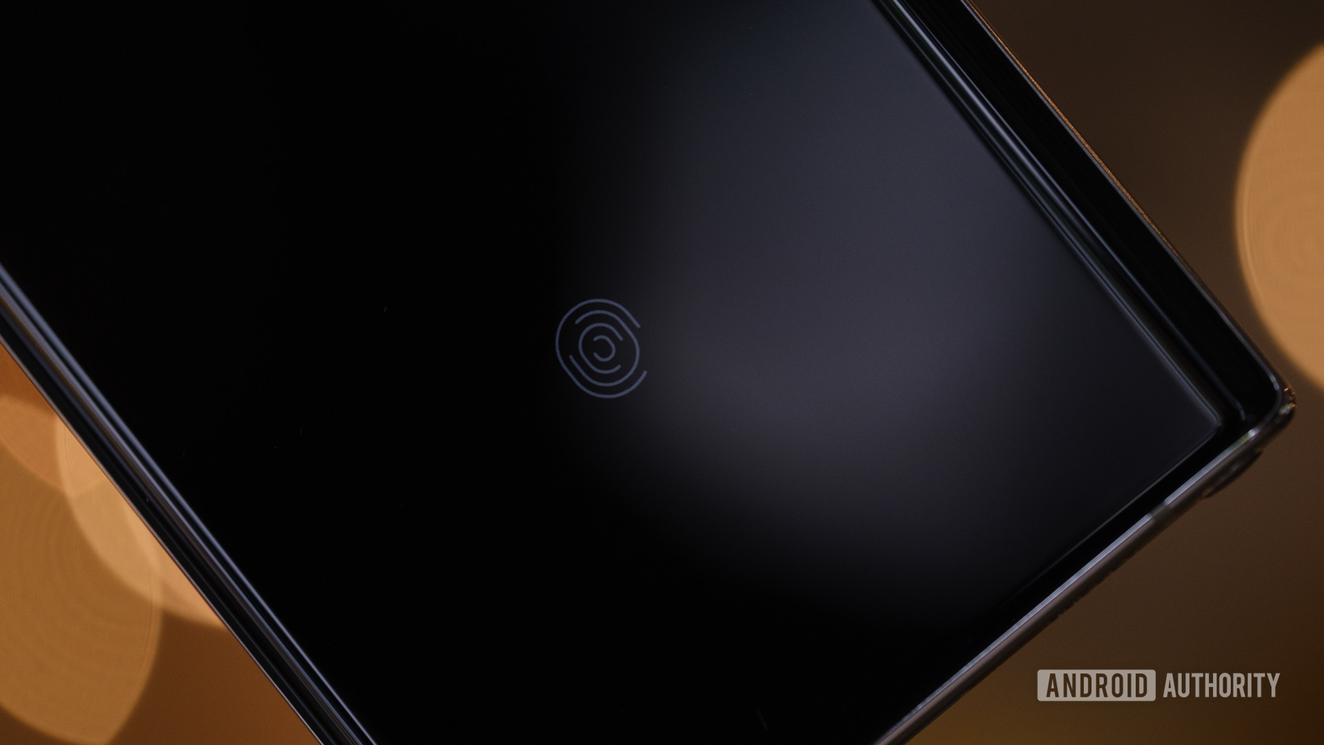 Samsung Galaxy Note 10 Plus in display fingerprint reader