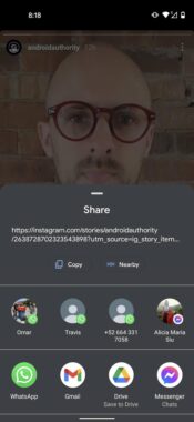 How to share Instagram story made by someone else - Android Authority