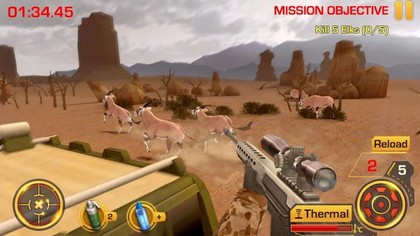 Wild Hunter 3D is one of the best hunting games for Android