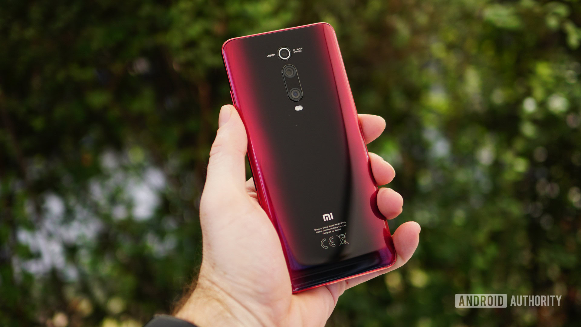 Xiaomi Mi 9T Pro red back in hand