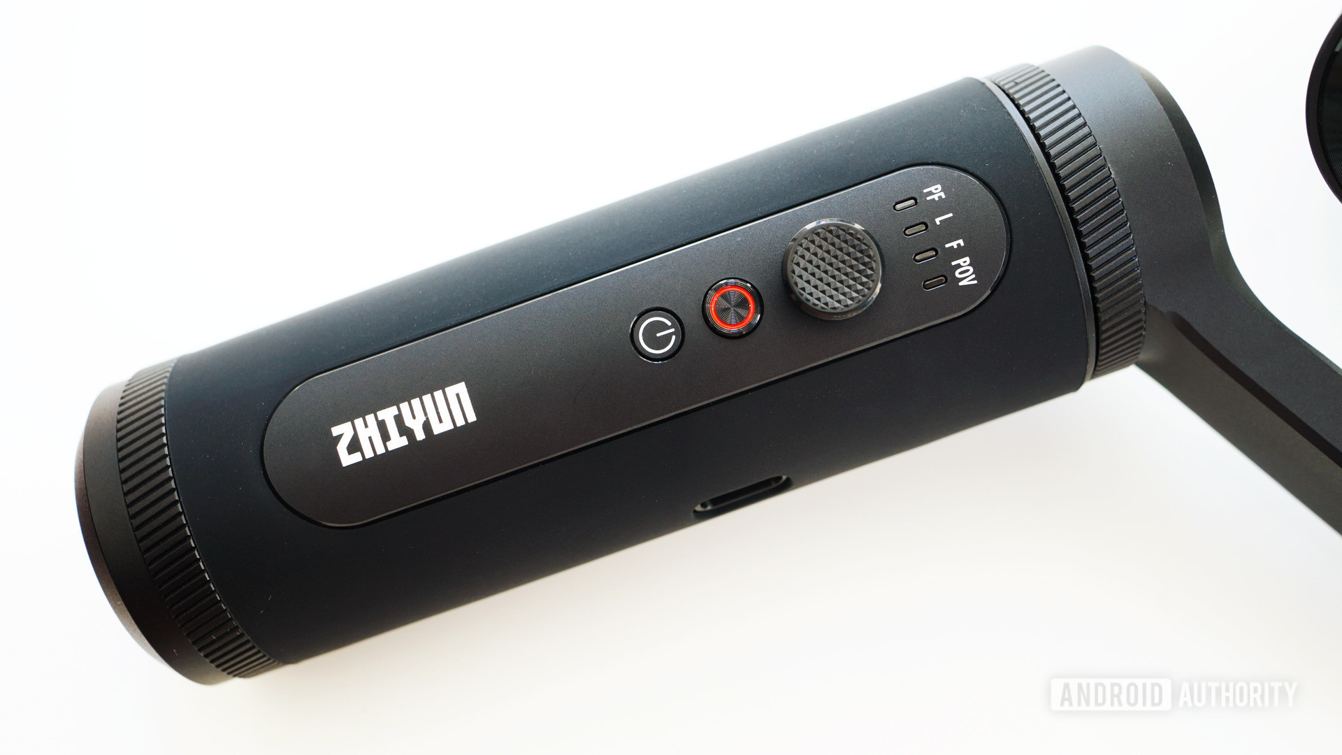 Zhiyun Smooth Q2 controls closeup, Zhiyun Smooth-Q2 review