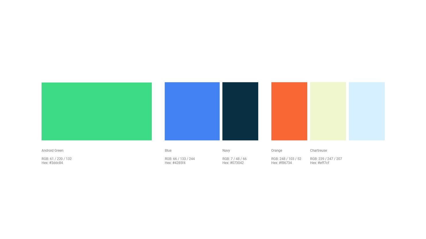 android color palette