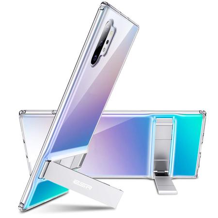 Moozy Coque Silicone Transparente pour Samsung Note 10 Plus Anti Choc Crystal Clear Case Cover Étui de Flexible Souple TPU