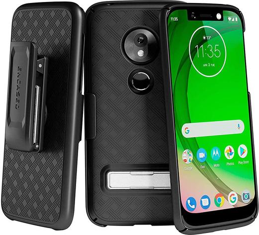 best moto g7 play cases encased slimline with kickstand and holster