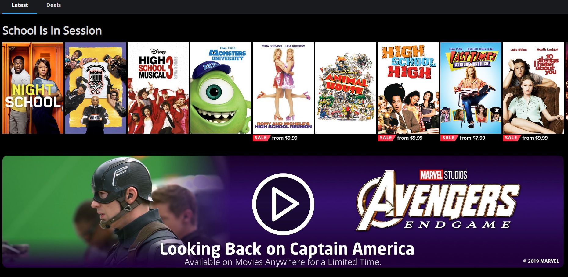 LG Smart TV Movies Anywhere app