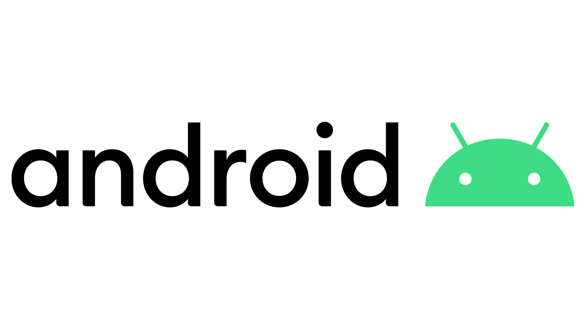 new android logo 2019 horizontal white background