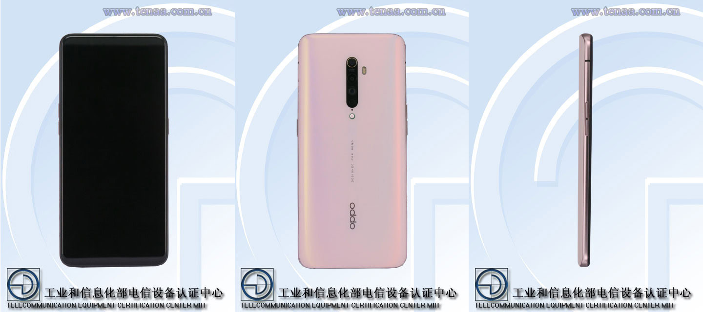 The OPPO Reno 2 on TENAA.