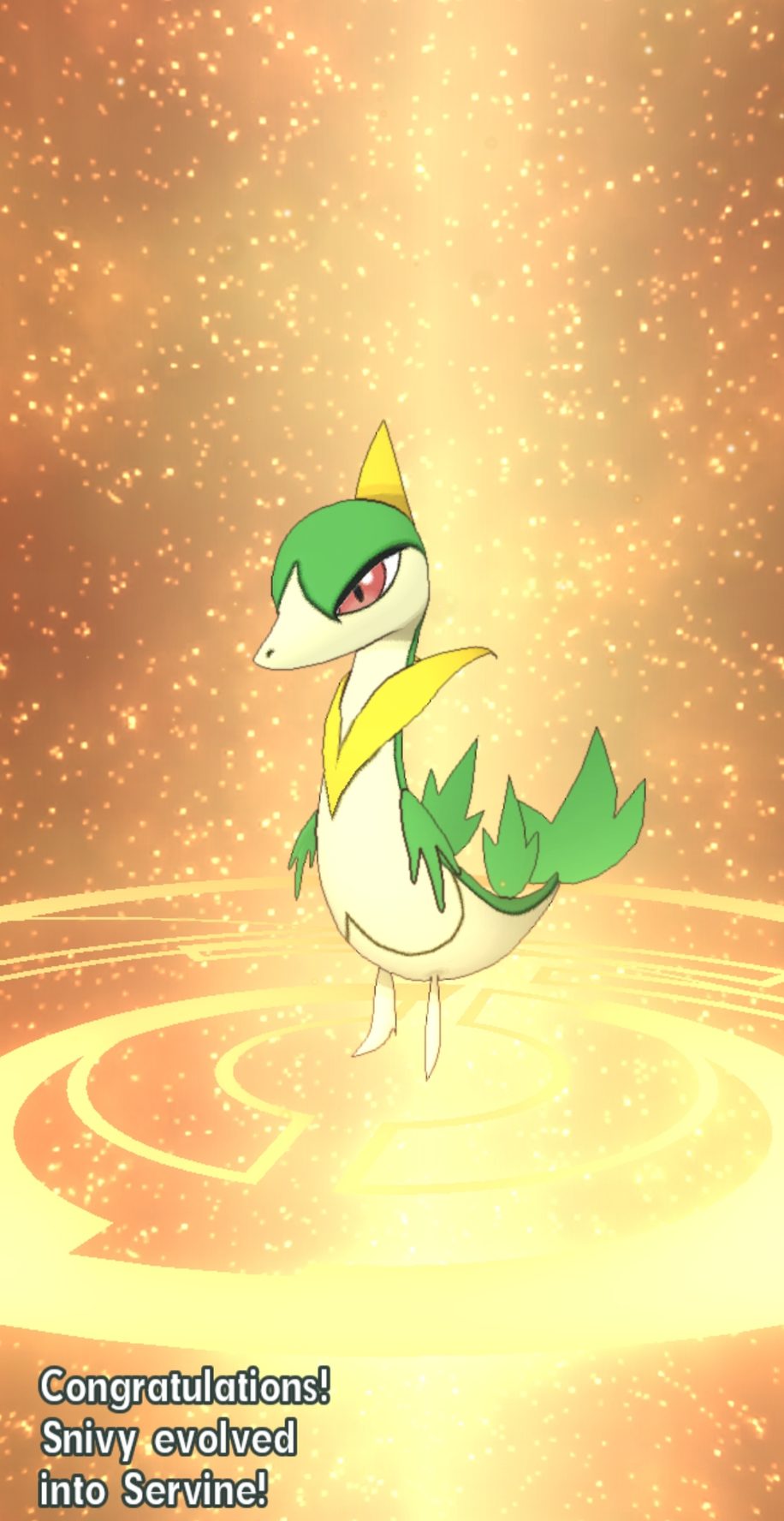 pokemon masters evolution snivy servine