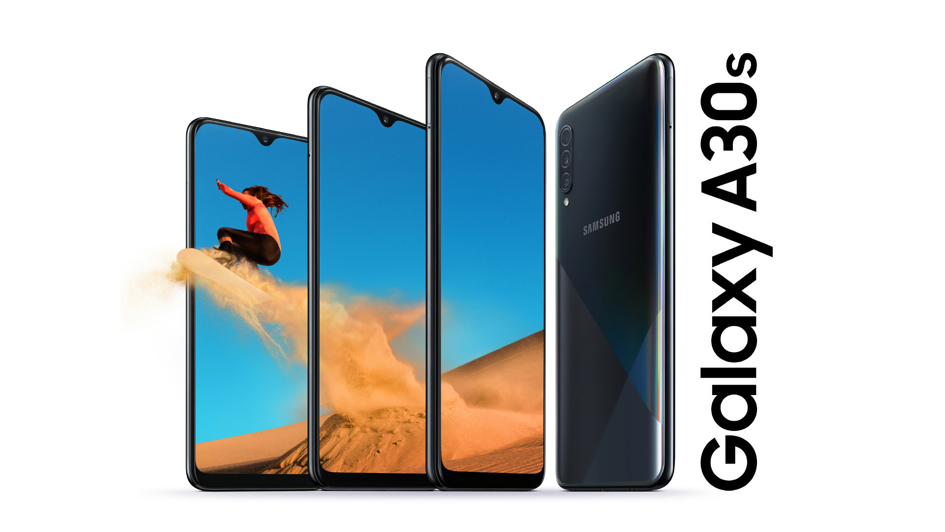 The Samsung Galaxy A30s.