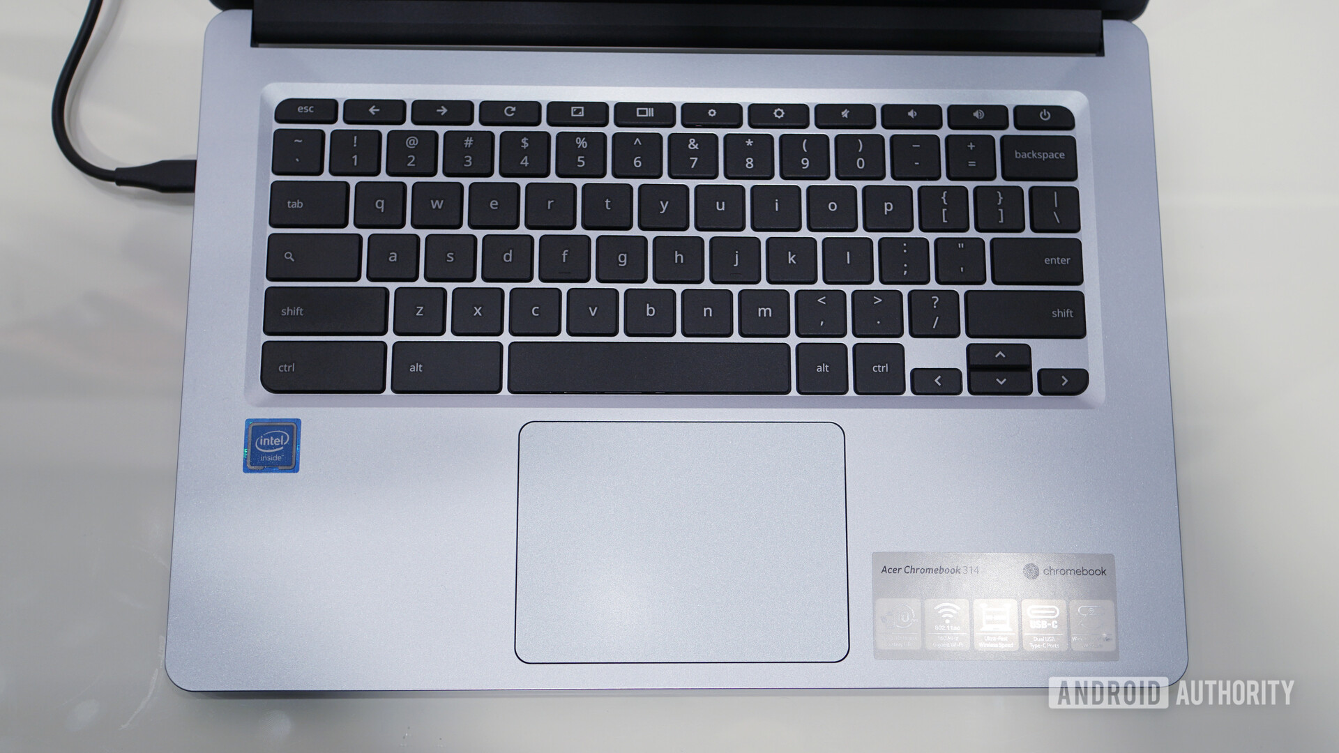 Acer Chromebook 314 keyboard