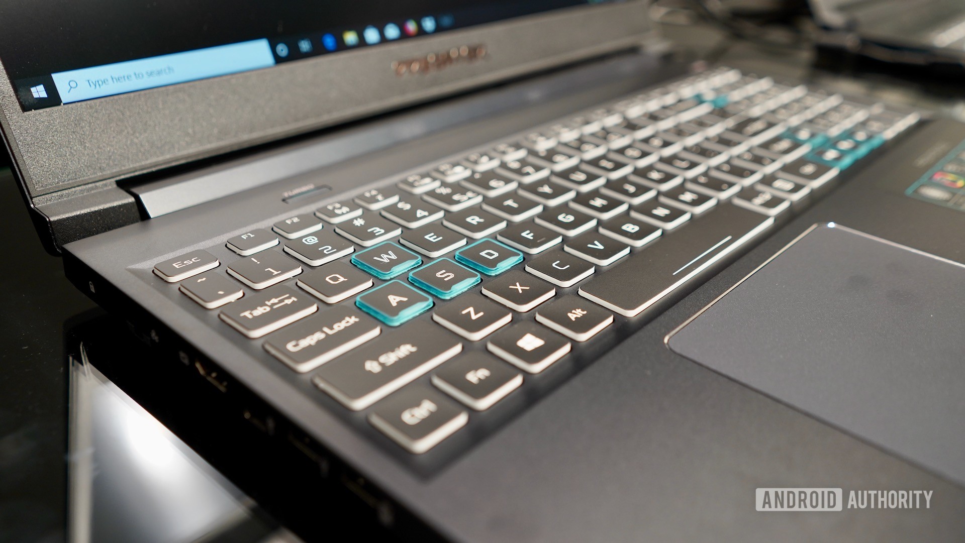 Acer Predator Triton 300 keyboard closeup