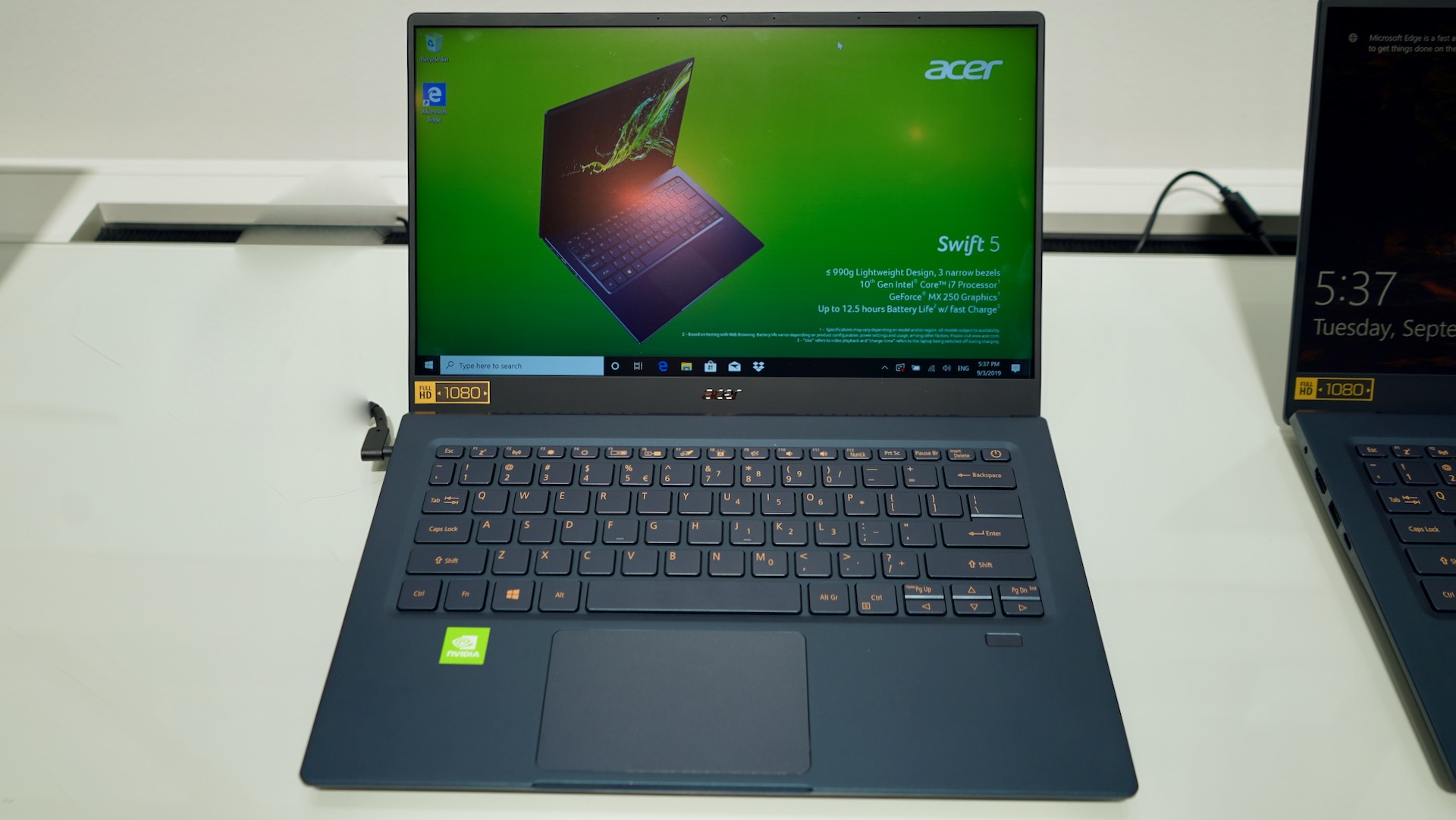 Acer Swift 5 front view