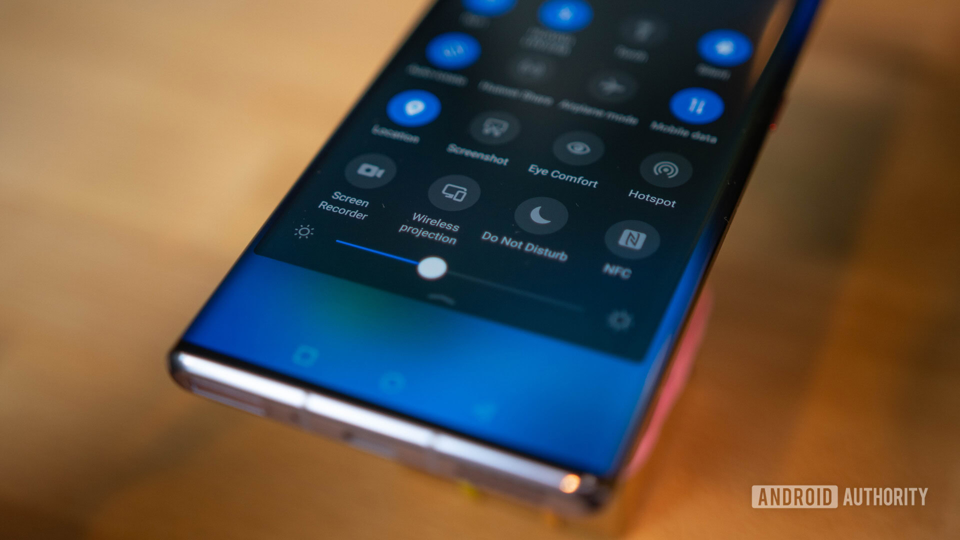 HUAWEI Mate 30 Pro Notification quick settings