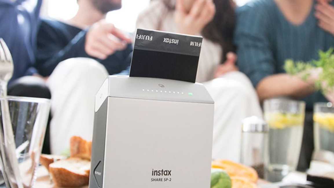 Instax mobile printer in party
