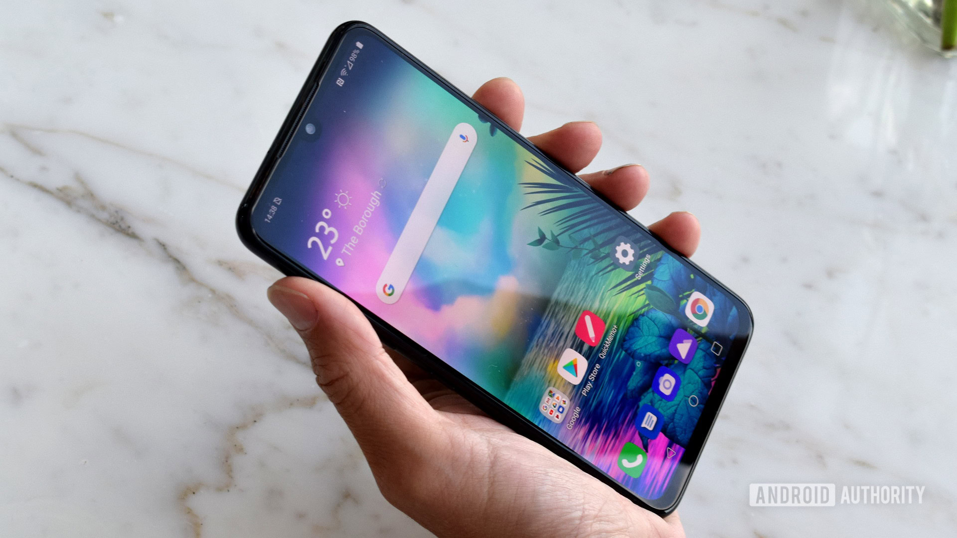 LG G8X ThinQ Front UI