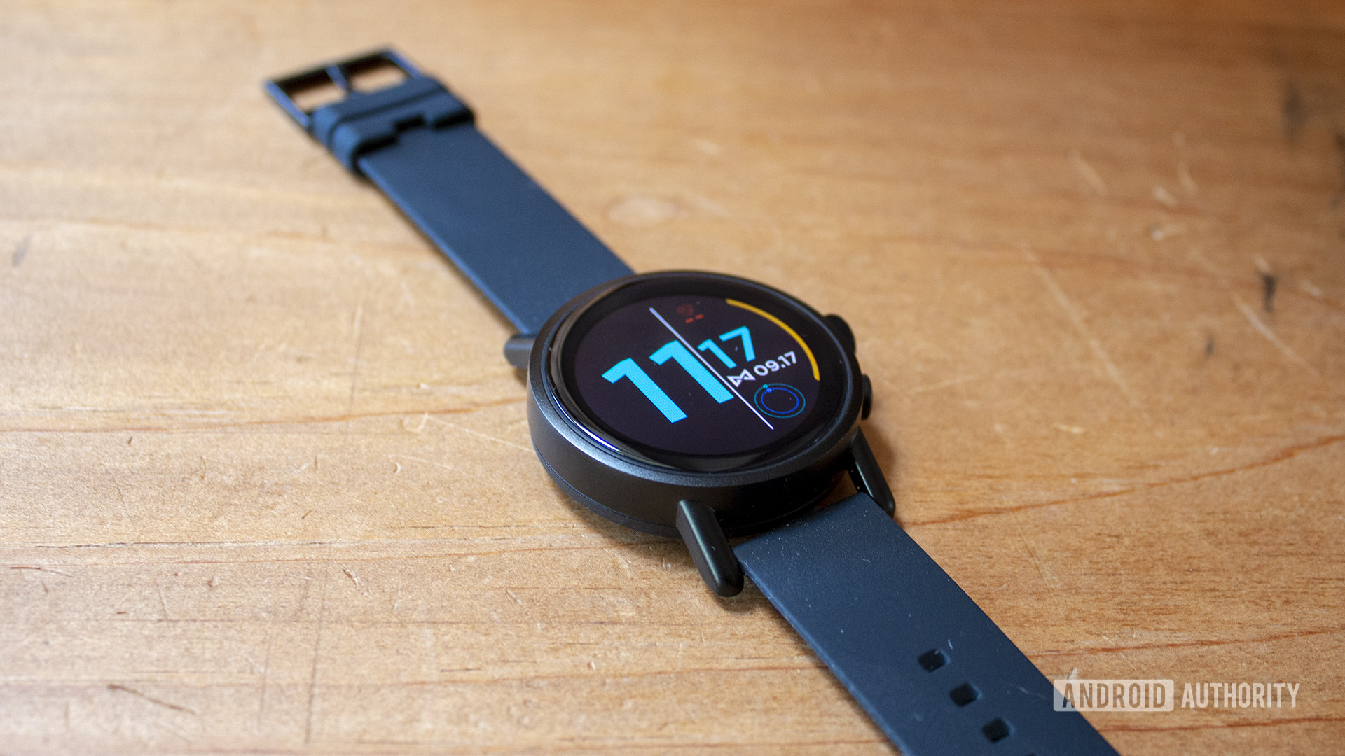 Misfit Vapor X Smartwatch Laying Flat On Table