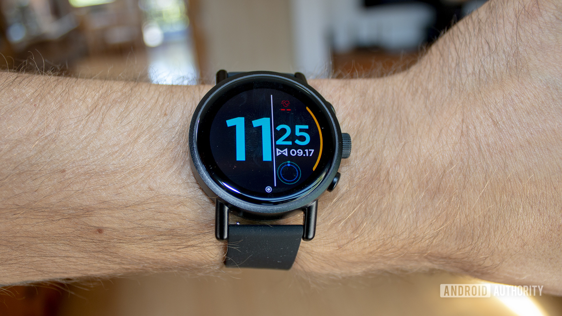 Misfit Vapor X Smartwatch On Wrist Viewed From Above