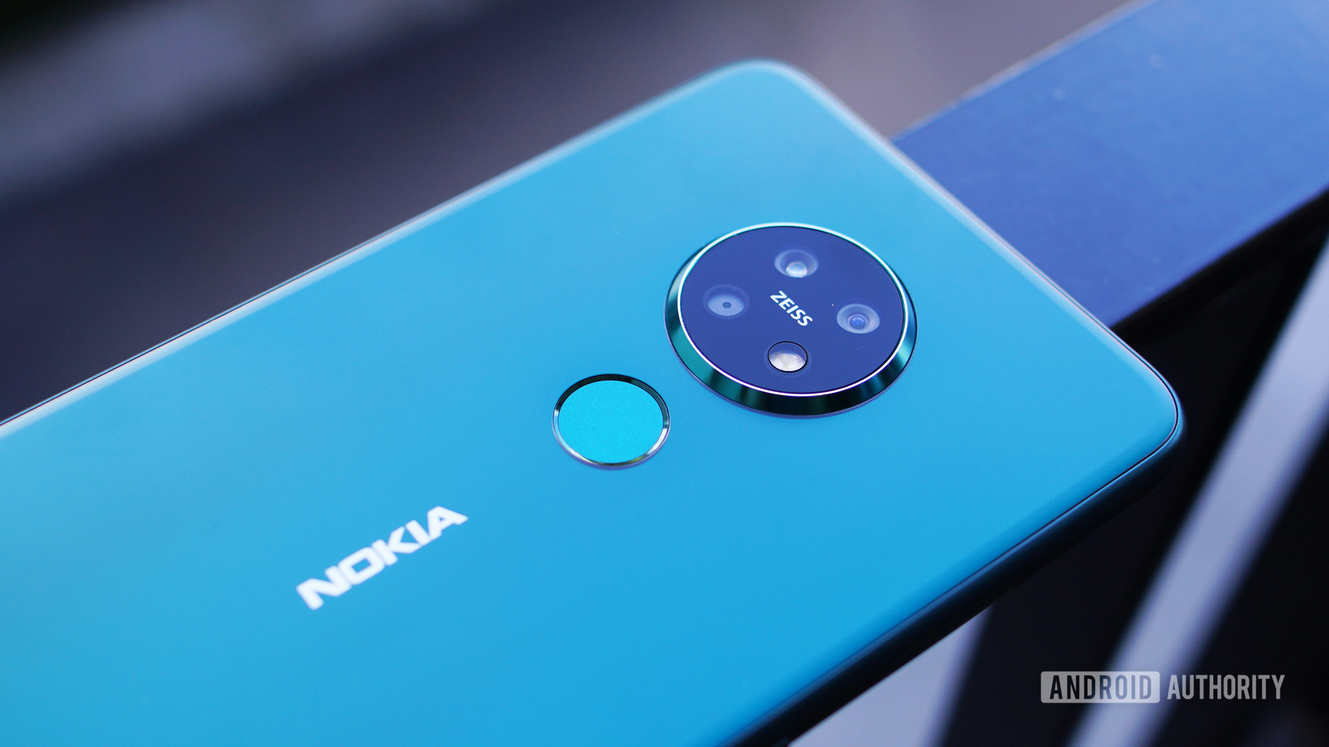 Nokia 7.2 back panel on angle