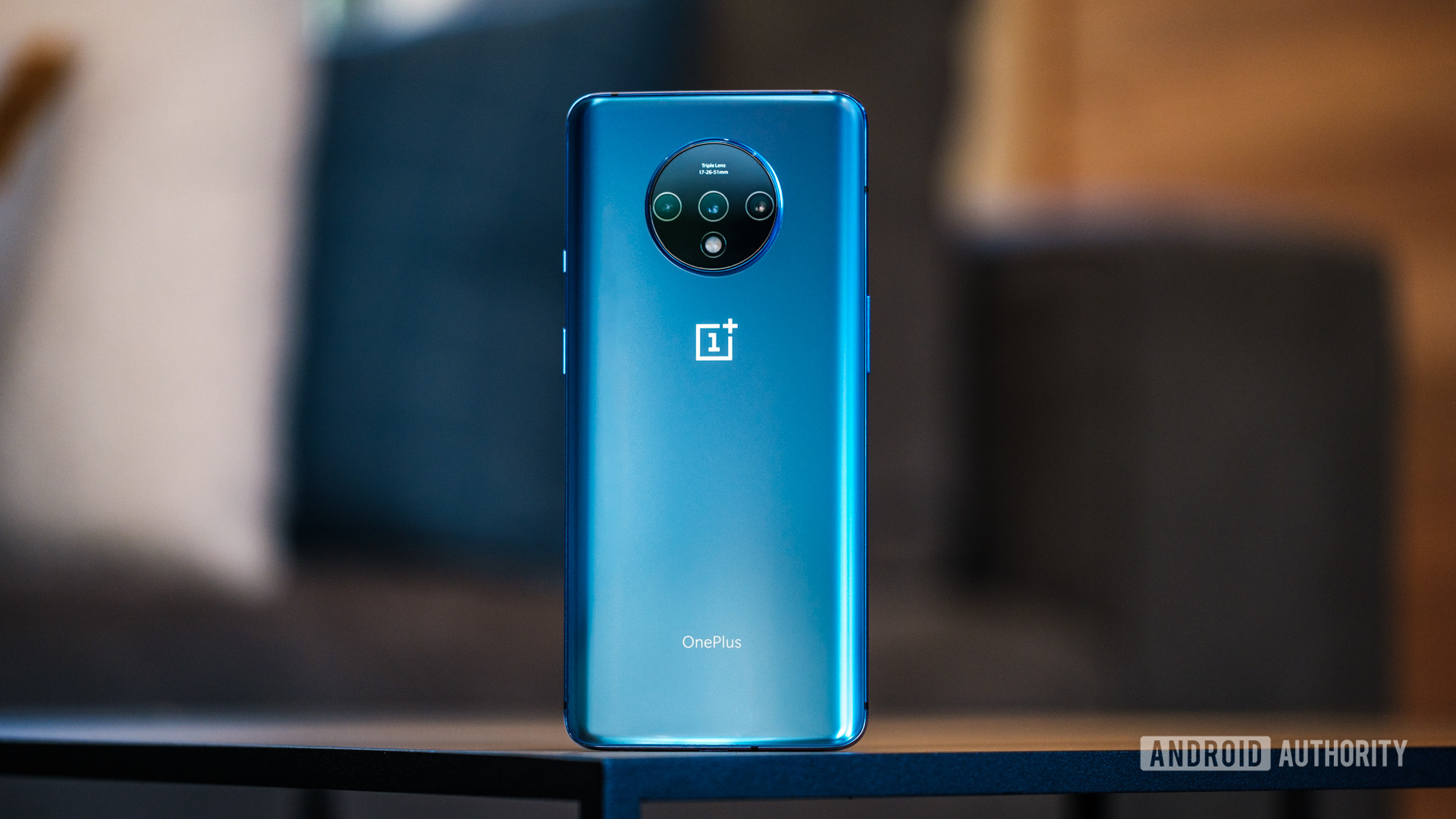 OnePlus 7T back standing upright 1