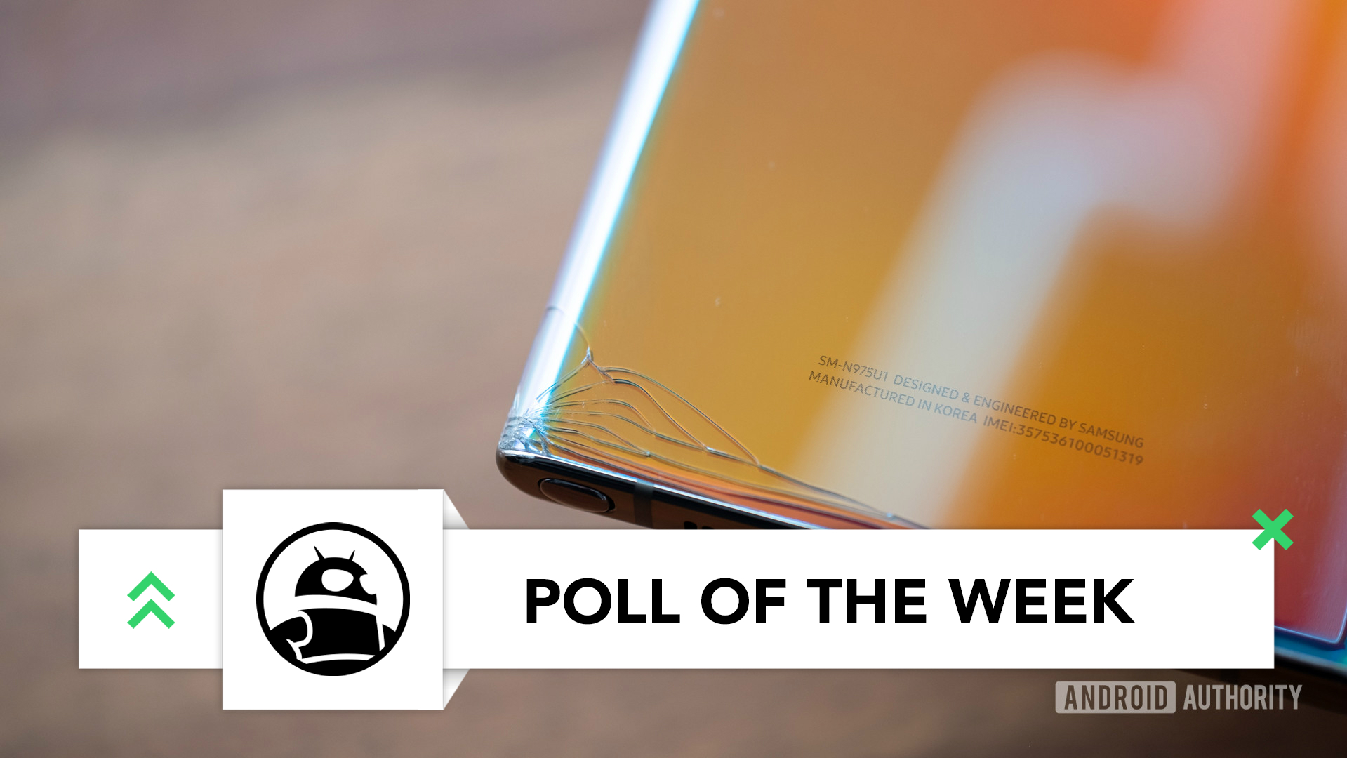 Samsung Galaxy Note 10 Plus back corner crack poll of the week