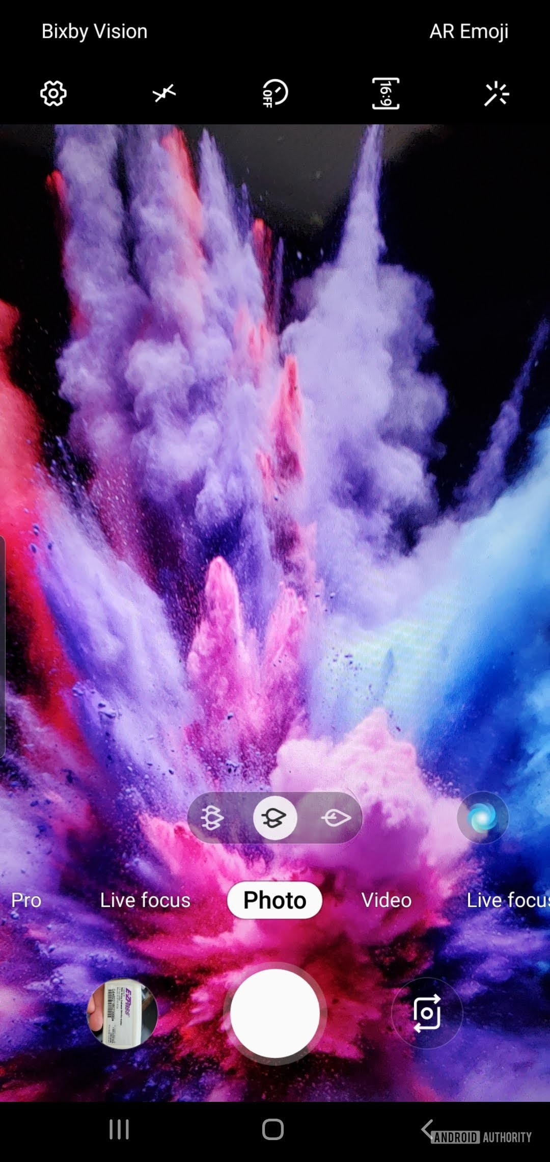 Samsung Galaxy Note 10 Plus camera review camera app main view