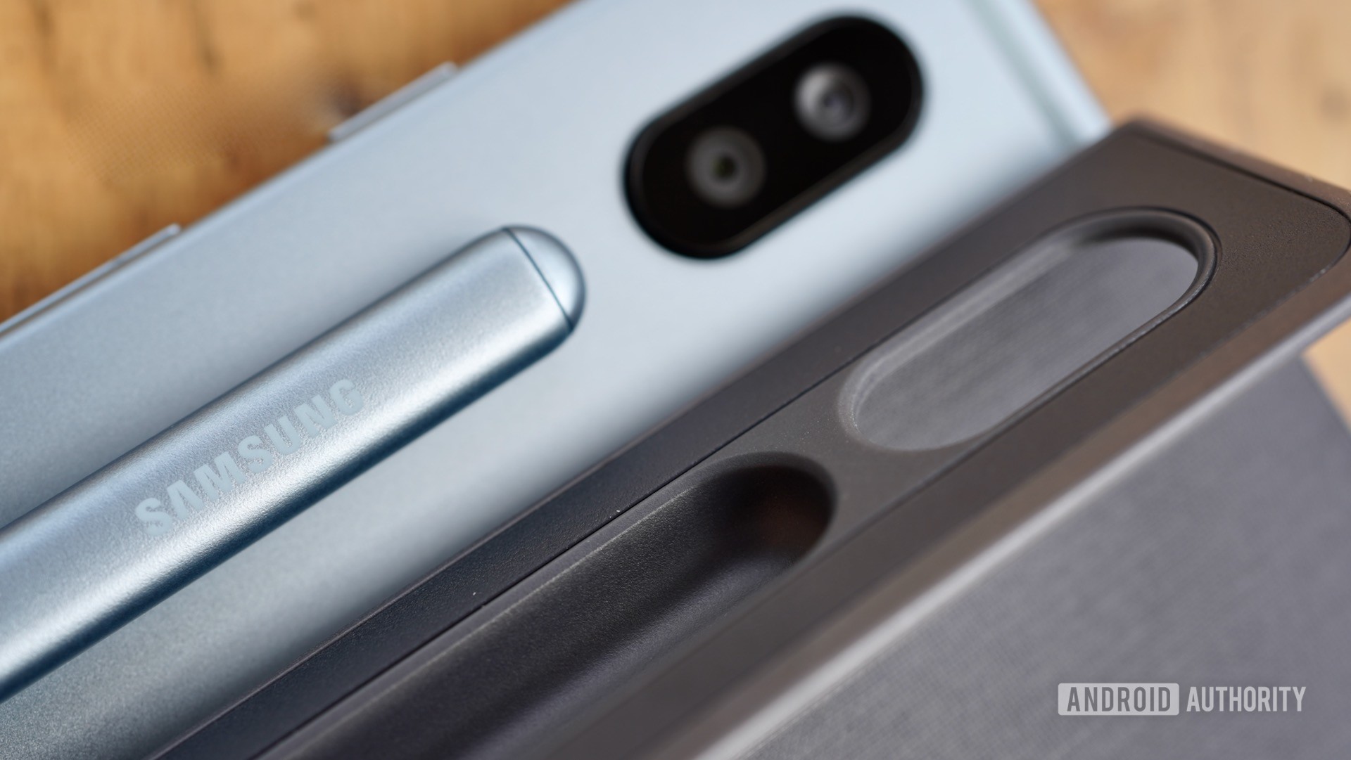 Samsung Galaxy Tab S6 review S Pen and camera closeup