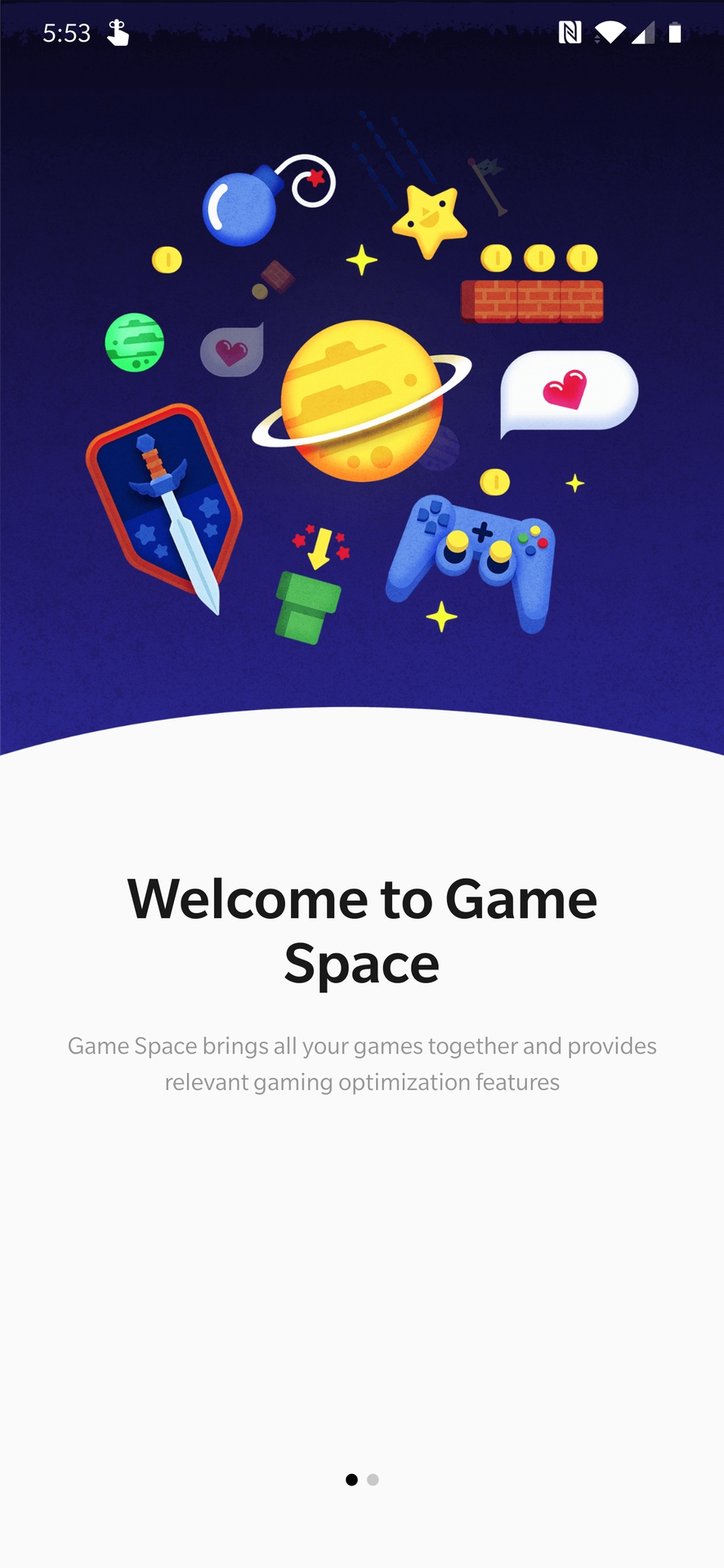 android 10 oneplus 7 pro game space