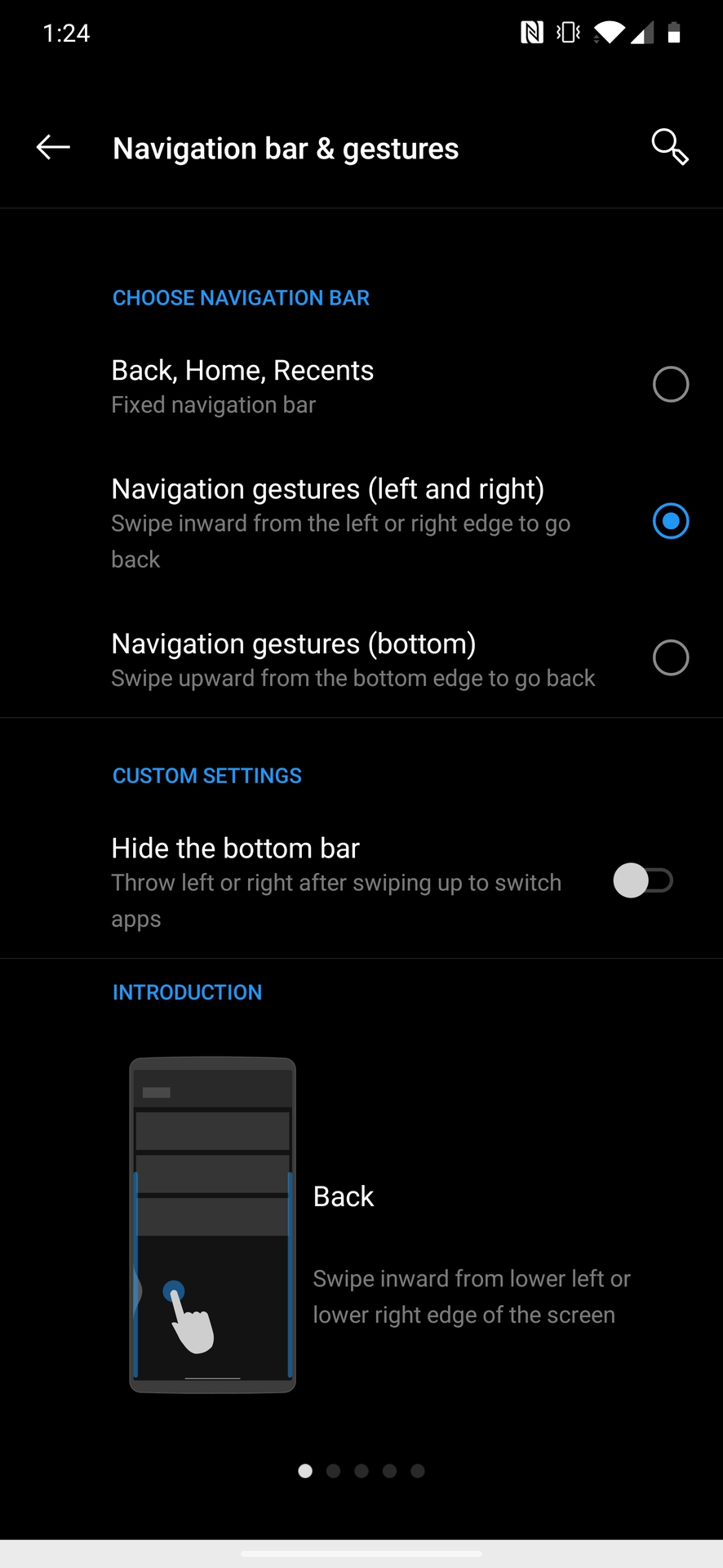 android 10 oneplus 7 pro gestures
