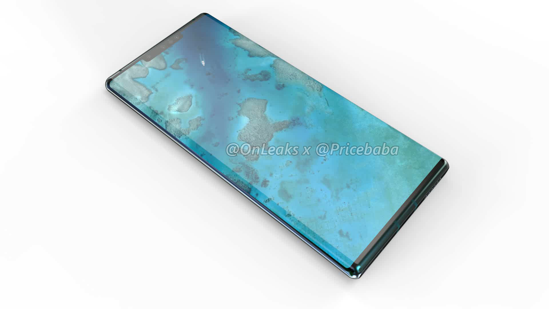 The front of the Huawei Mate 30 Pro.