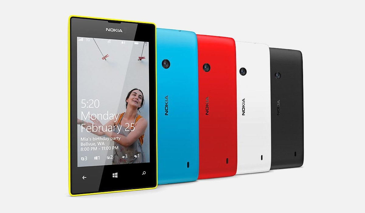 The Nokia Lumia 520.