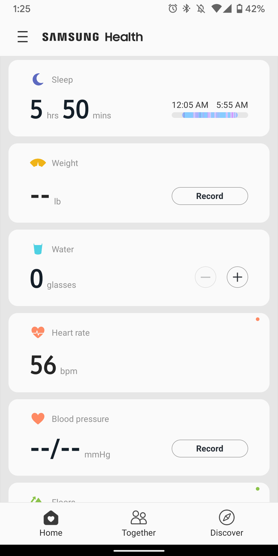 samsung galaxy watch active 2 review samsung health app screenshots 2