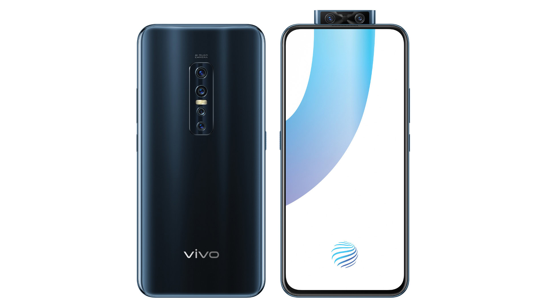 The vivo V17 Pro in Crystal Black.