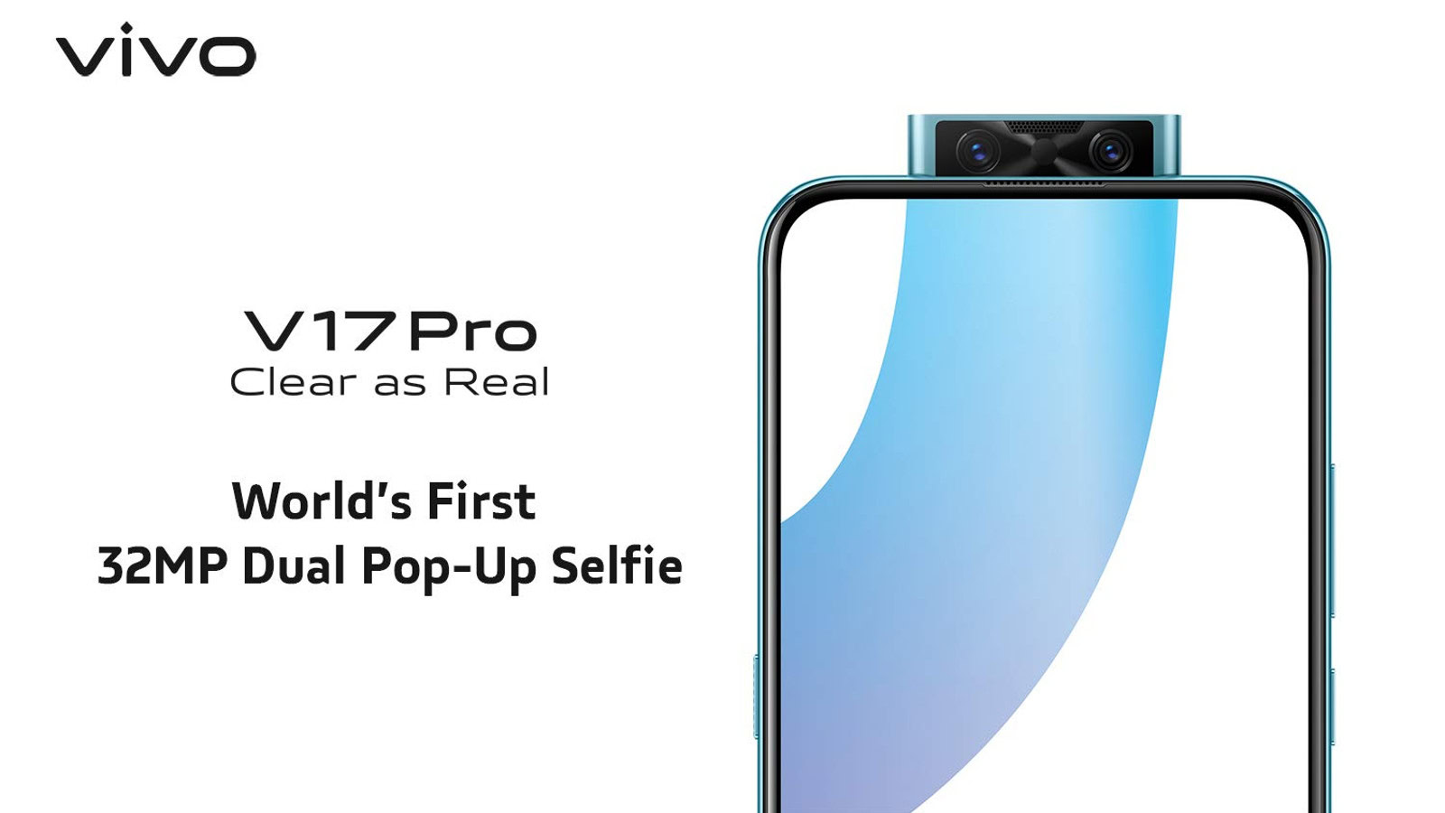 Selfie cameras on the vivo V17 Pro.