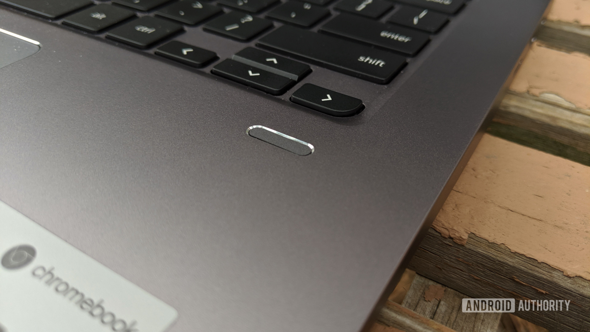 Acer Chromebook 714 fingerprint scanner