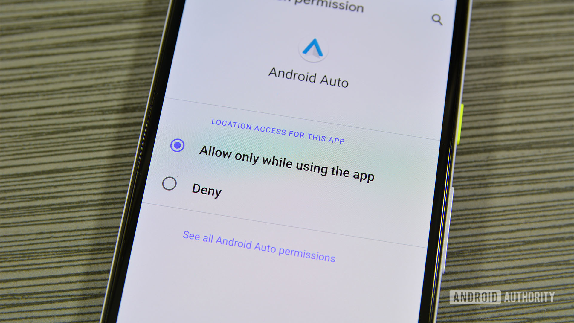 Android 10 enable and disable permissions