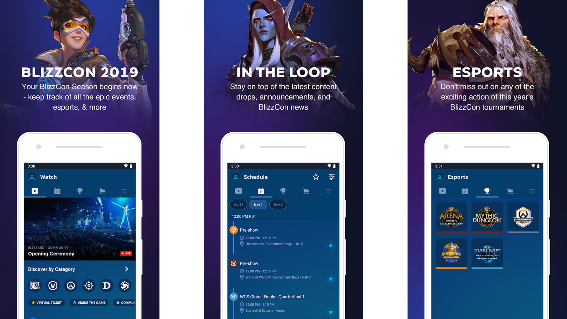 BlizzCon Mobile screenshot for the best new android apps list