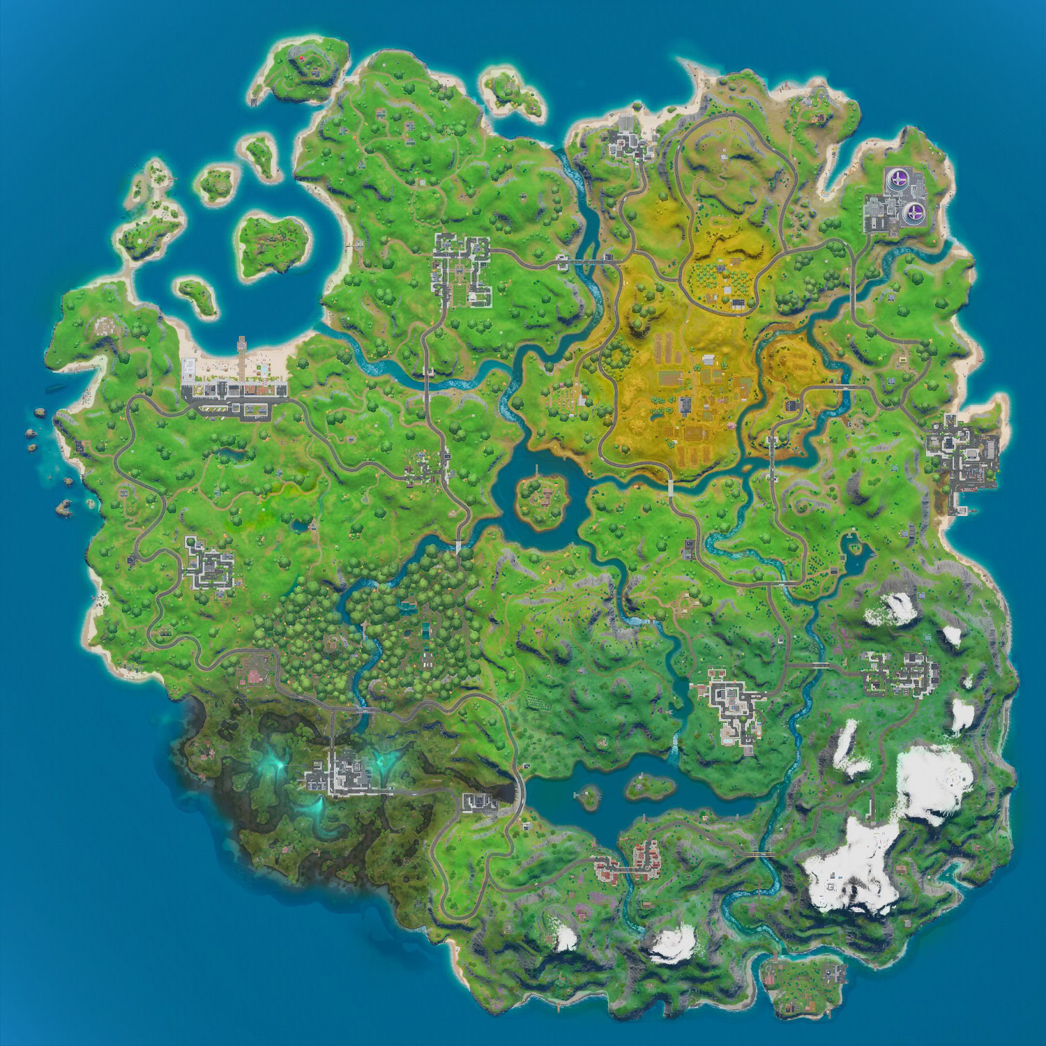 Fortnite chapter 2 map