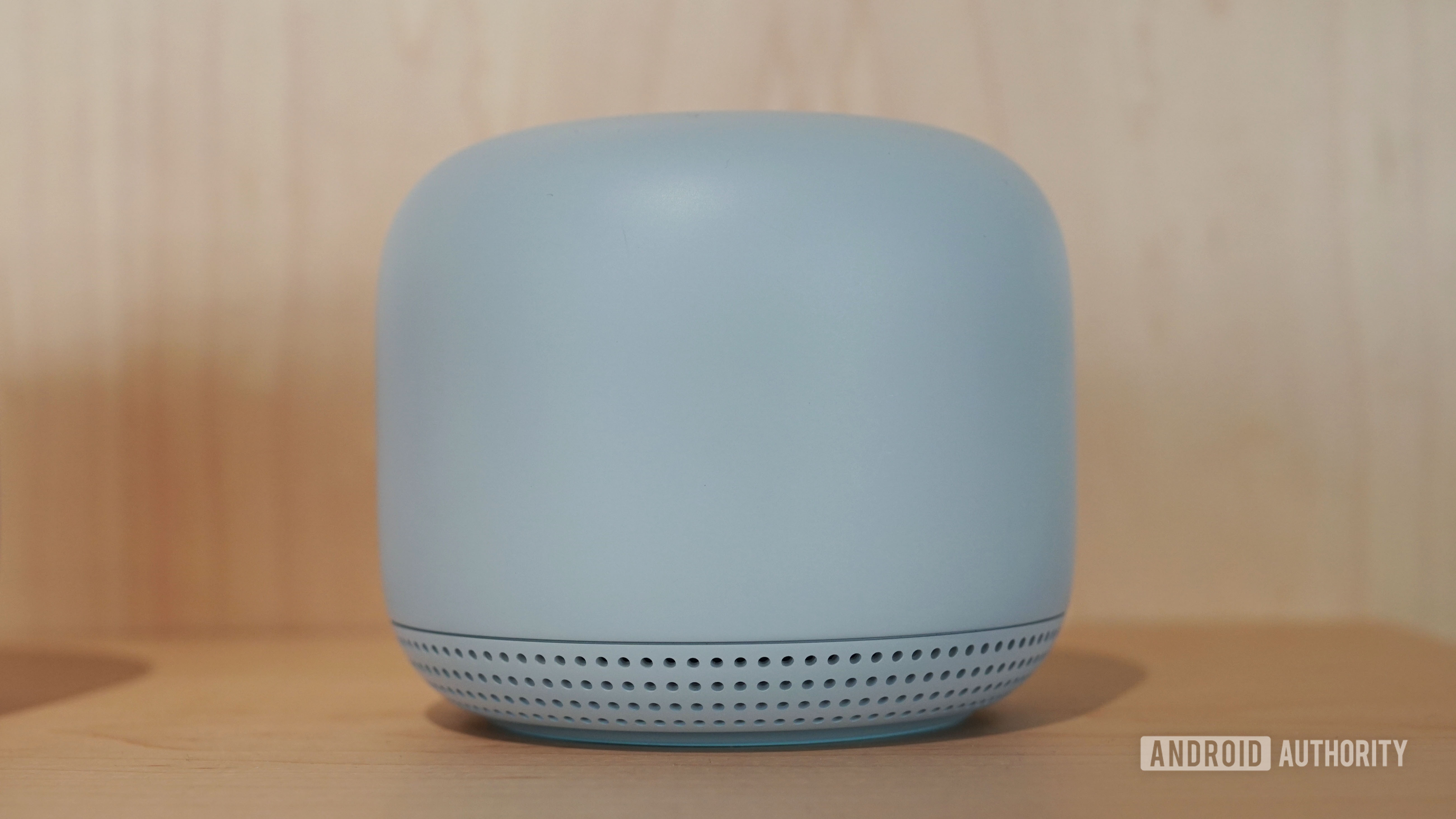 Google Nest Wi Fi in blue