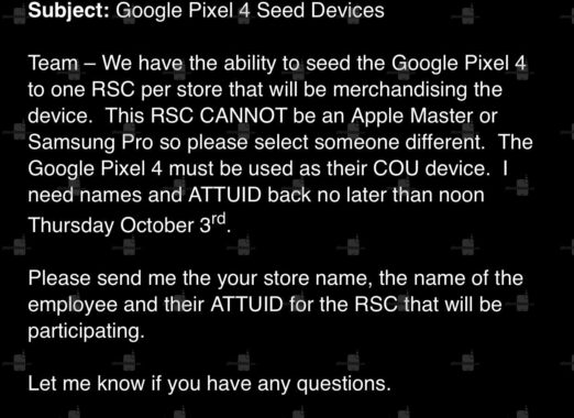 Google Pixel 4 carriers could include all four in the US - Android ...