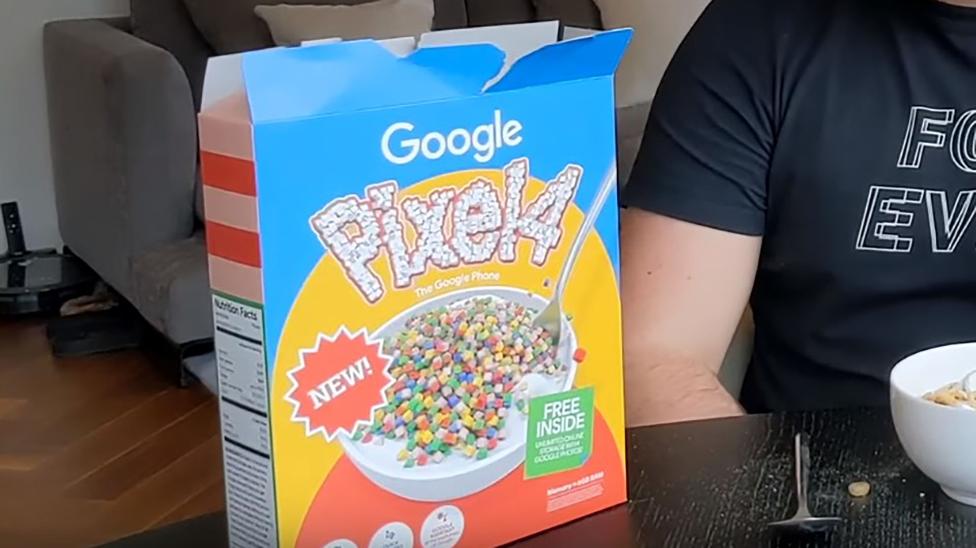 Google Pixel 4 Cereal Box