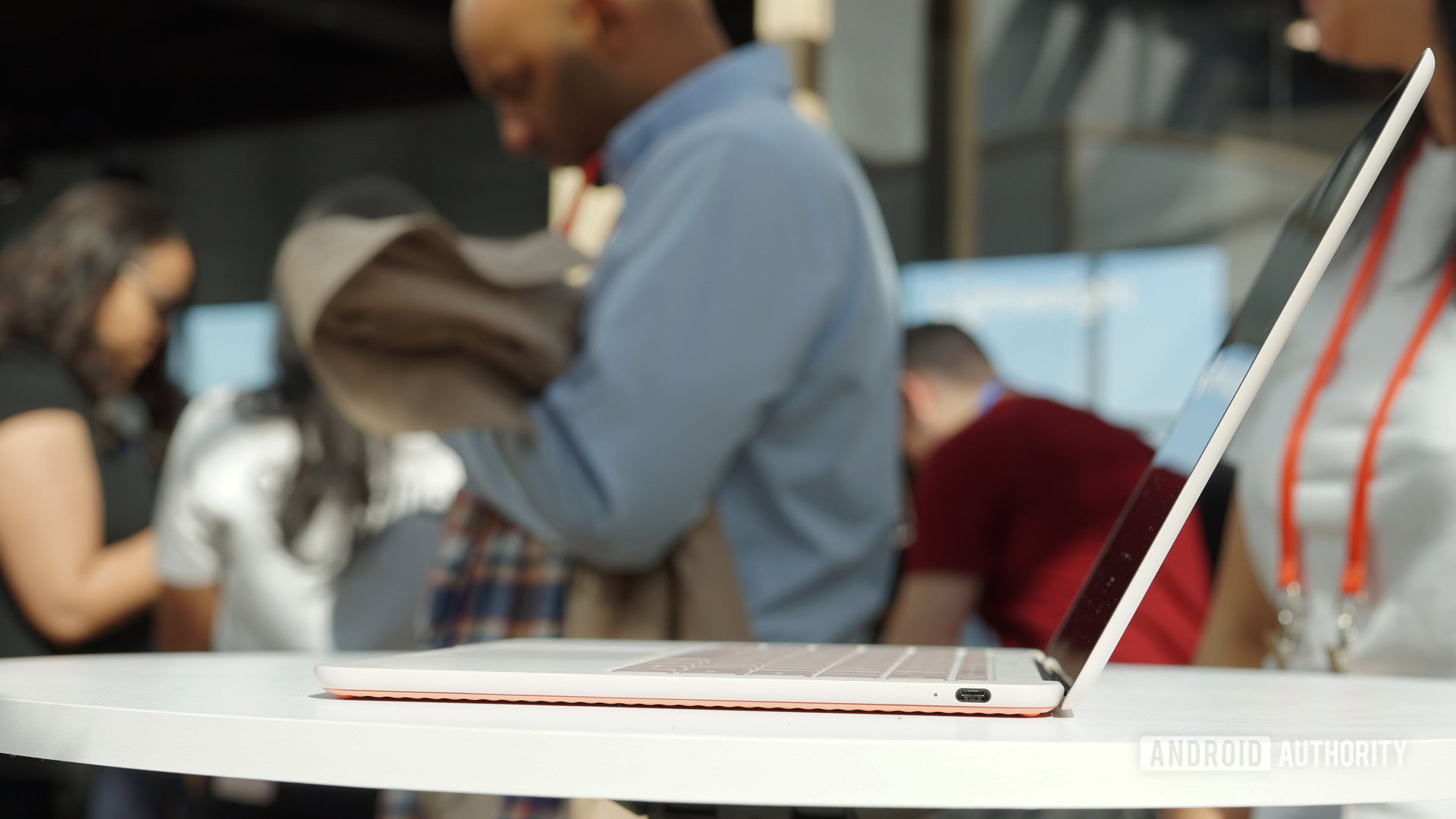 Google Pixelbook Go side profile