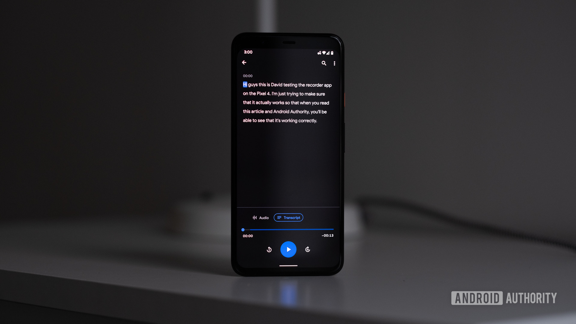 Google Recorder App Transcription - one of neural core functions